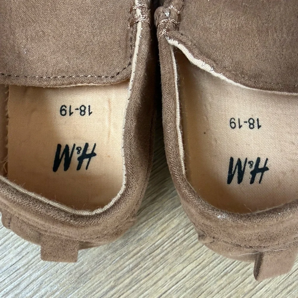 H&M Brown Kids Moccasin Slip-Ons - 9/12 months